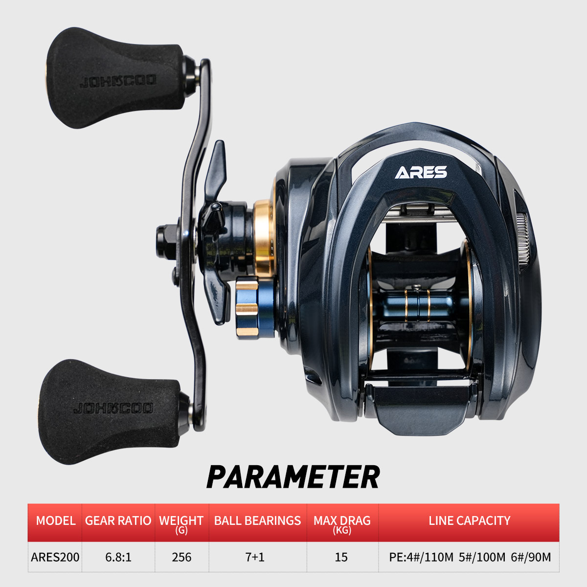 HNCOO-Moulinet Baitcasting ave - Abu Garcia Reel Max avis et prix